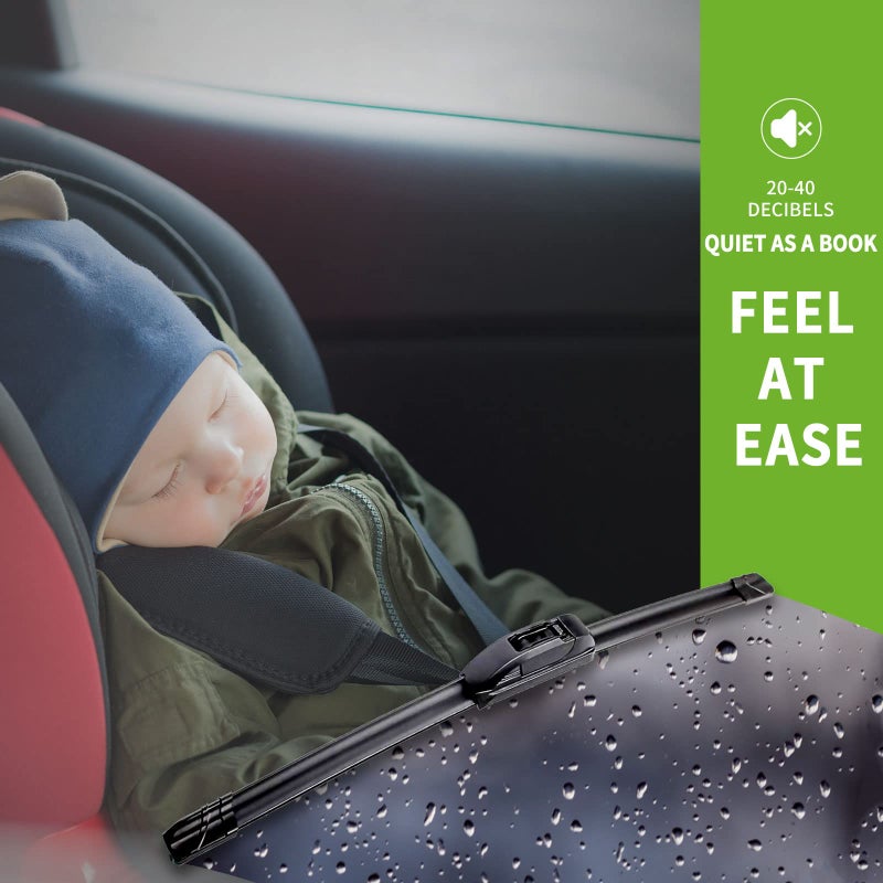 PARRATI OEM QUALITY 26" + 14" PARRATI Premium All-Season Windshield Wiper Blades (Set of 2) - Image 5